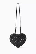 Le Coeur Embellished Crossbody Bag In Nappa
