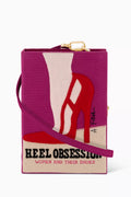 Heel Obsession Clutch in Felt
