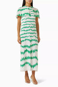 Loretta Dress & Cape Set in Silk