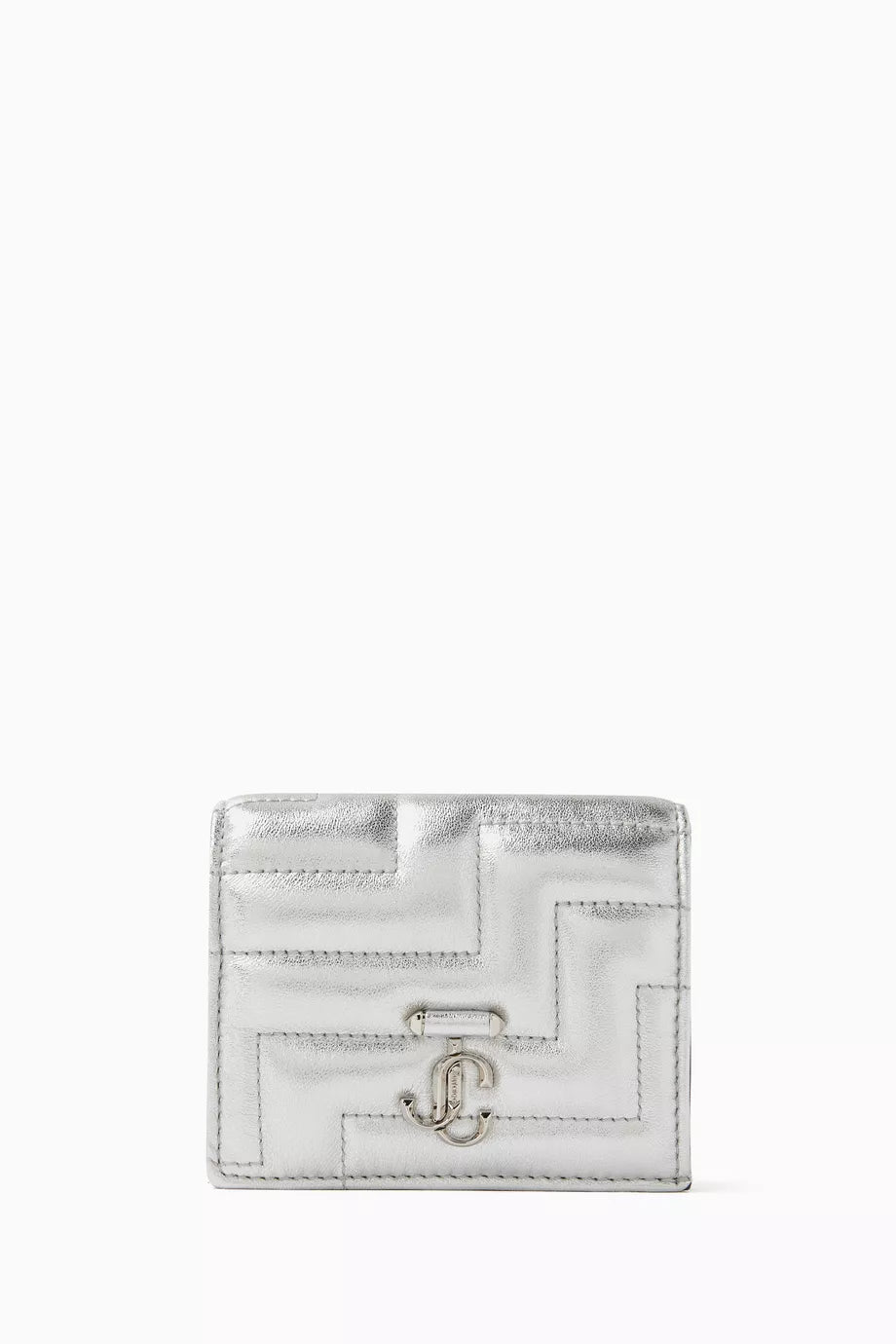 Hanne Avenue Wallet with JC Emblem in Metallic Nappa
