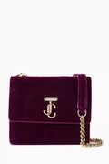 Avenue Quad Bag with JC Emblem in Velvet