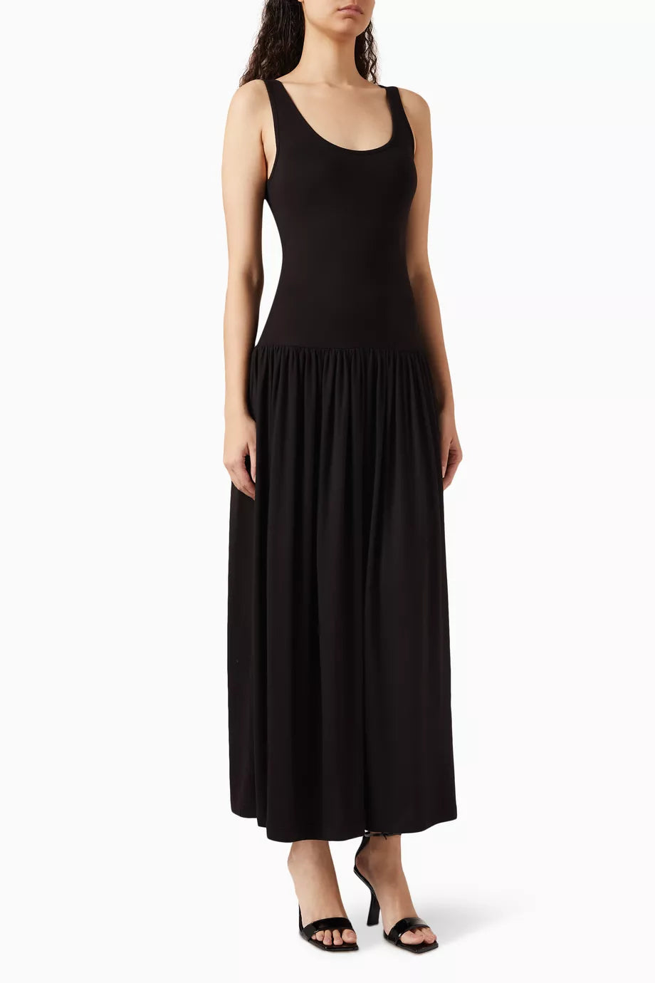 Flos Midi Dress in Cotton-modal