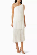 Cascada Fringed Midi Dress