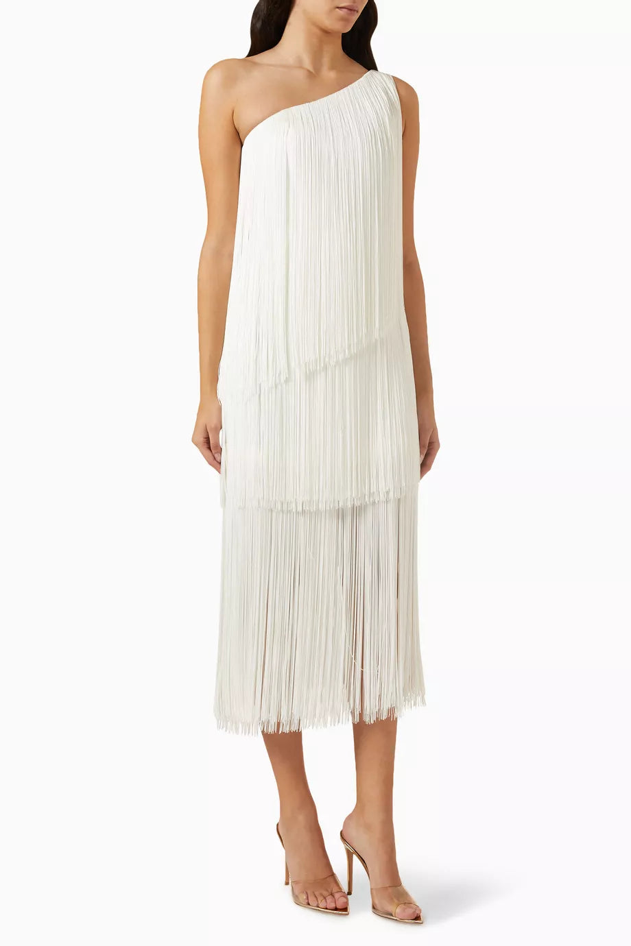 Cascada Fringed Midi Dress