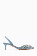 Gatsby 50 Slingback Pumps in Denim