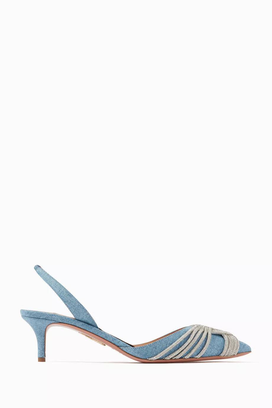 Gatsby 50 Slingback Pumps in Denim
