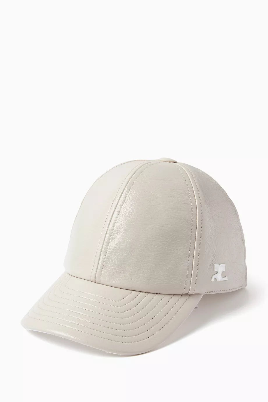 Logo Patch Baseball Cap in Vinyl-cotton