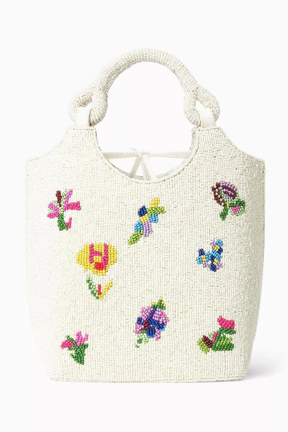 Beaded Cote Bucket Bag