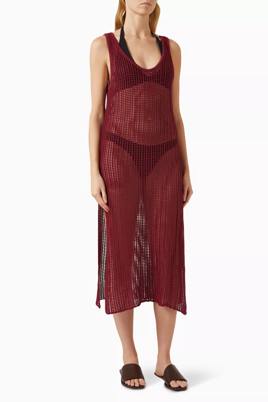 Beth Dress in Crochet-knit