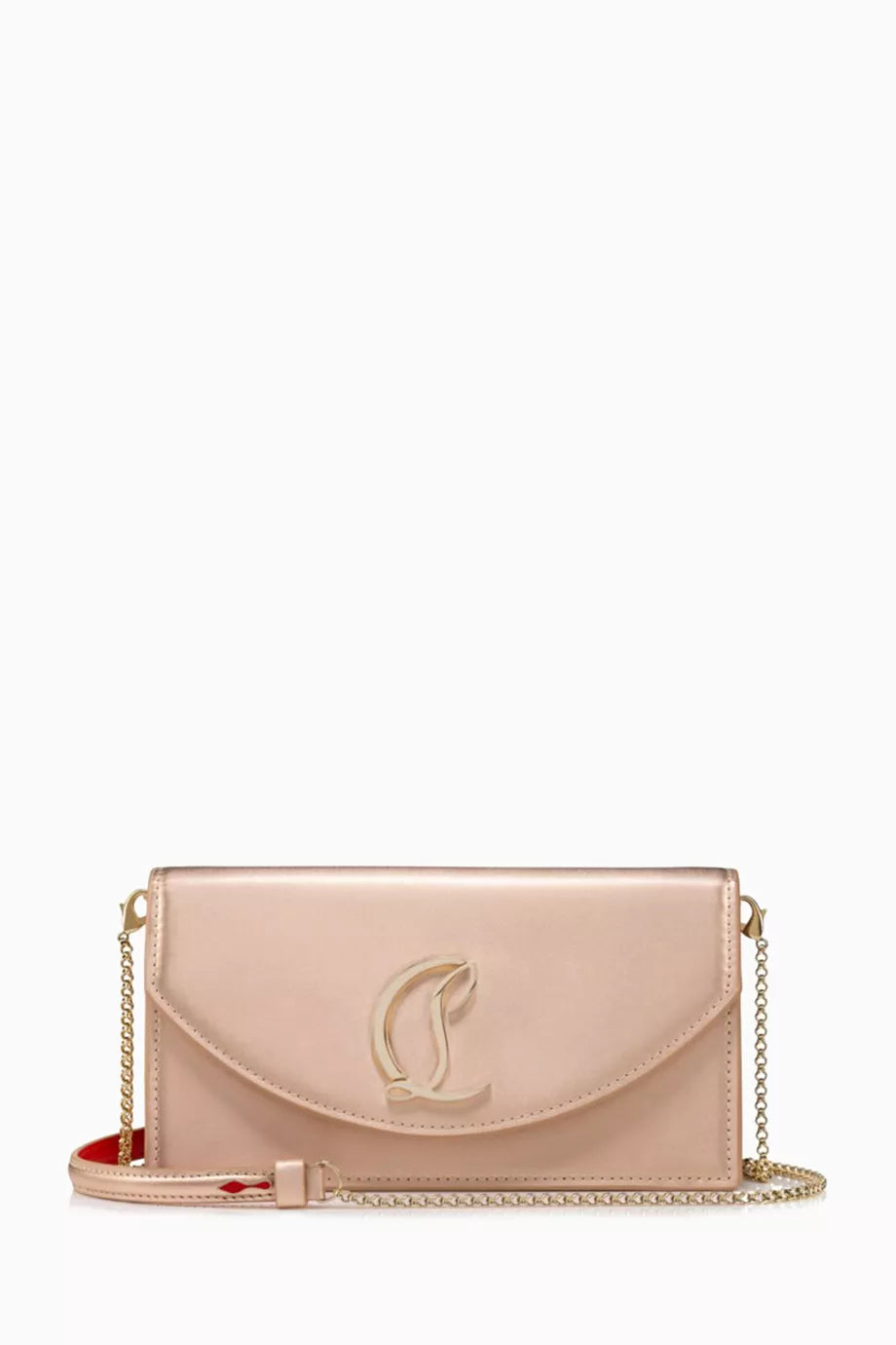Loubi54 Clutch Bag in Satin