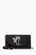 Loubi54 Clutch Bag in Satin