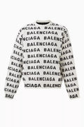 All-over Logo Crewneck Sweater in Wool