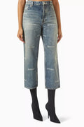 All-over Logo Straight-leg Jeans