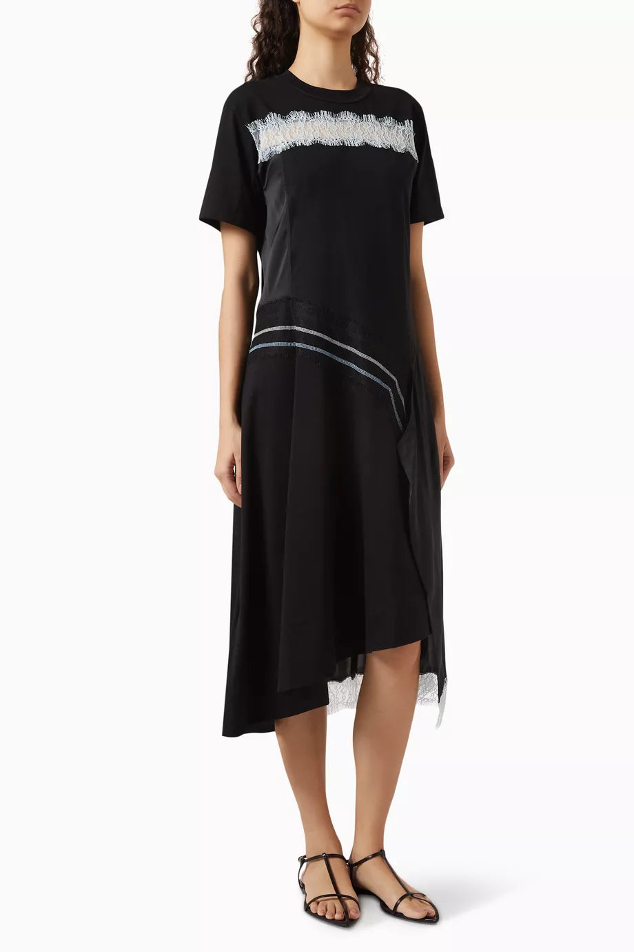 Deconstructed T-Shirt Dress in Cotton