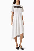 Deconstructed T-Shirt Dress in Cotton