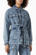 Cargo Jacket in Denim