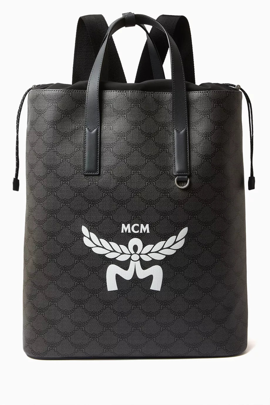 Medium Himmel Drawstring Backpack in Lauretos Canvas