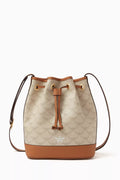 Medium Himmel Drawstring Bag in Lauretos Canvas