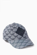 Logo Baseball Cap in Denim-jacquard