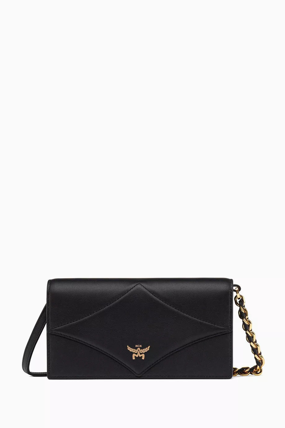 Large Diamond Chain Wallet in Spanish Calf Leather