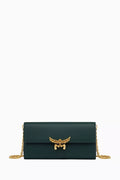 Large Himmel Chain Wallet in Spanish Calf Leather