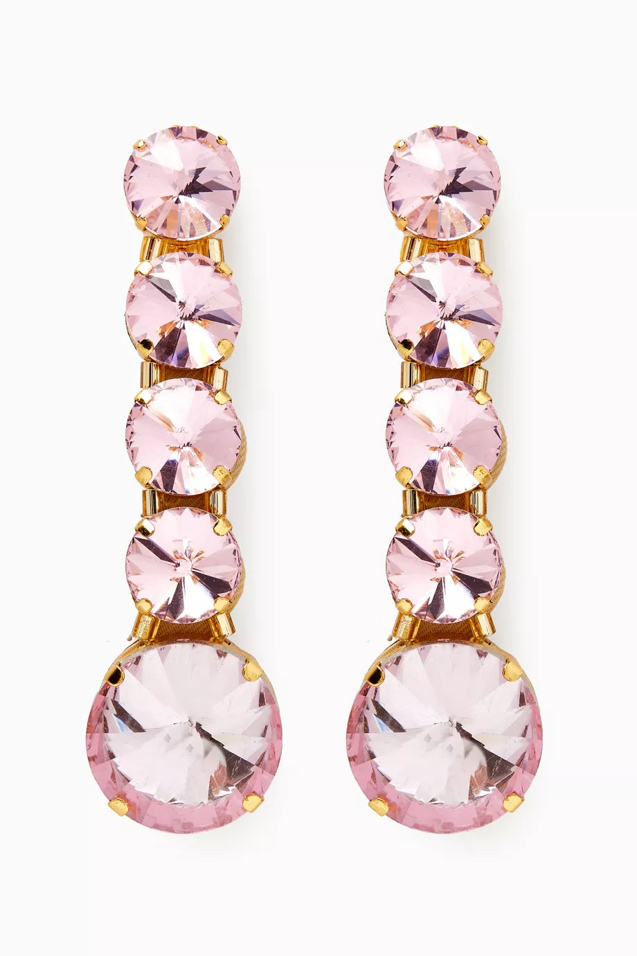 Clochettes Drop Earrings in Gold-plated Brass