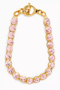 Clochettes Tennis Necklace in Gold-plated brass