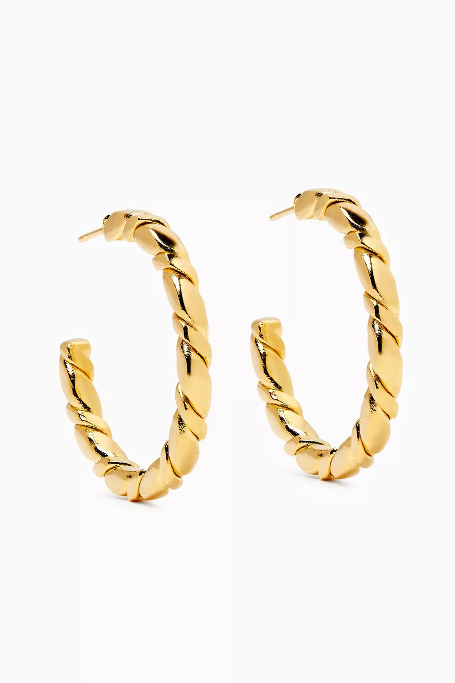 Les Metisses Hoop Earrings in Brass