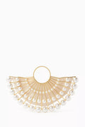 Le Soubresaut Bag in Gold-plated Brass & Beads