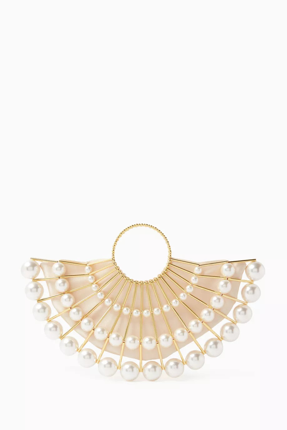 Le Soubresaut Bag in Gold-plated Brass & Beads