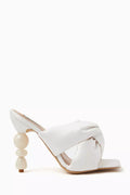 Camelia 100 Mule Sandals in Satin