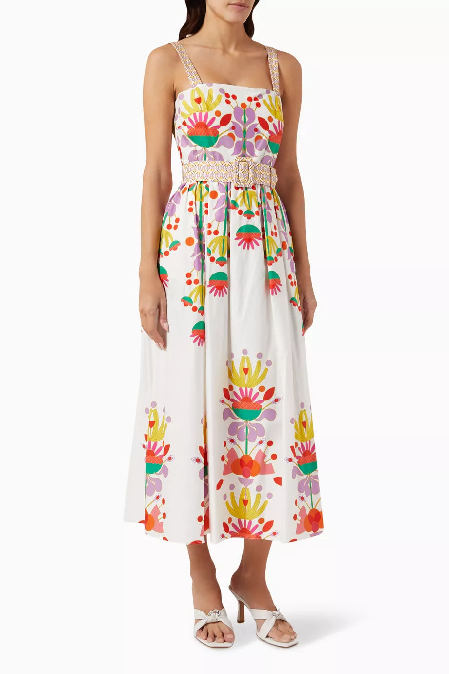 Ninet Midi Dress in Cotton