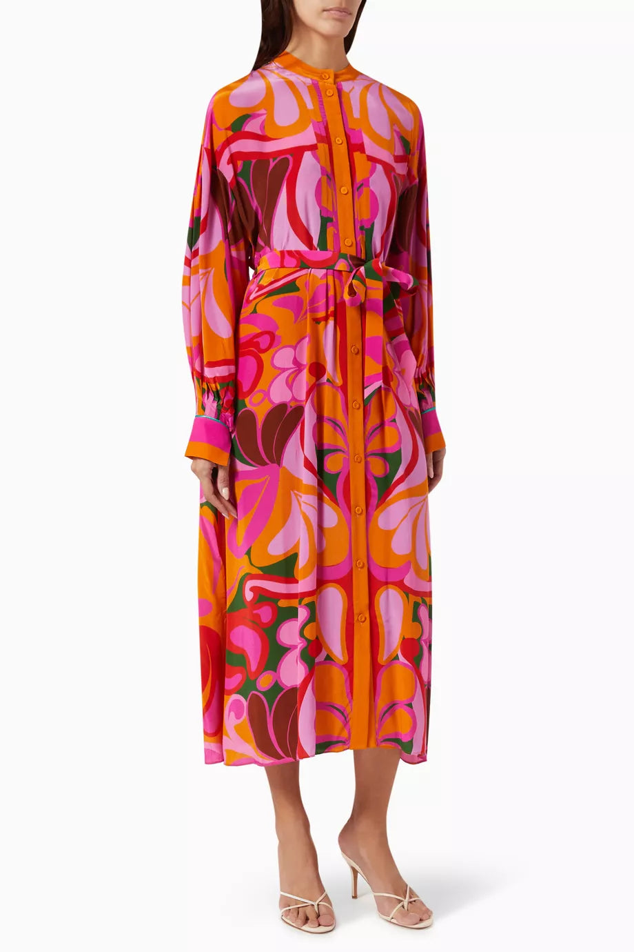 Camilla Midi Dress in Crepe