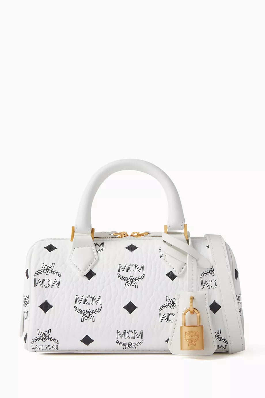 Mini Boston Bag in Visetos Canvas