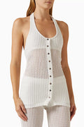 Lenda Textured Halterneck Top in Polyester