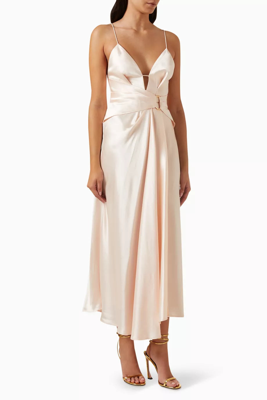 Exton Maxi Dress in Satin