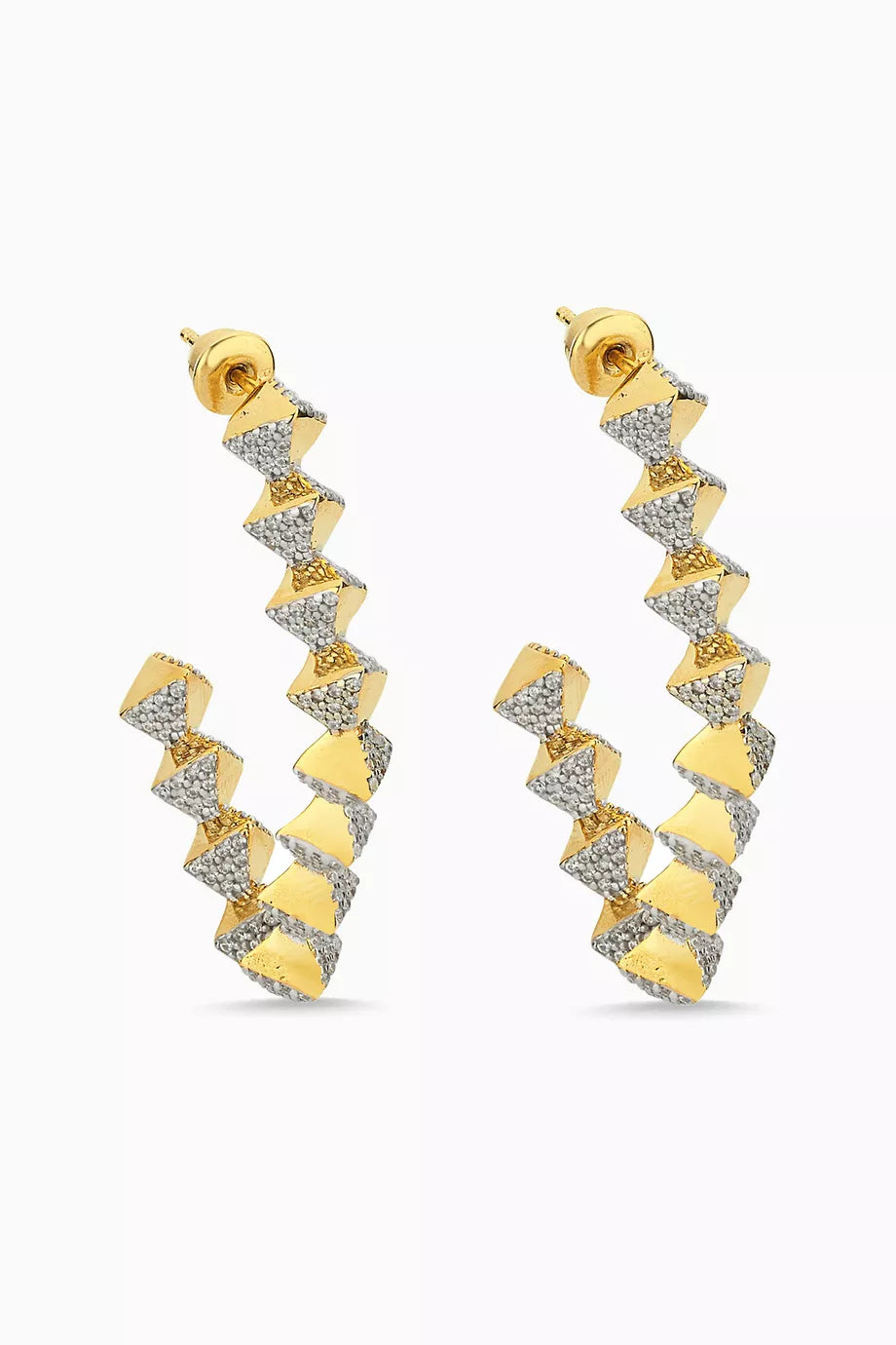 Extraordinary Hoop Single Earring in Sterling Silver