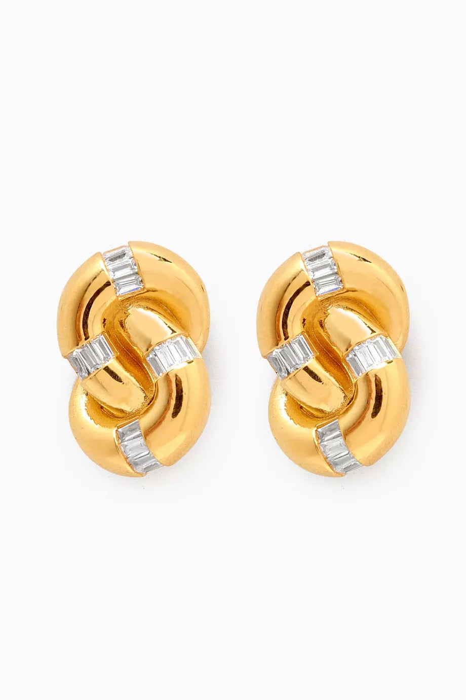 Come Together Earrings in 24kt Gold-plated Sterling Silver