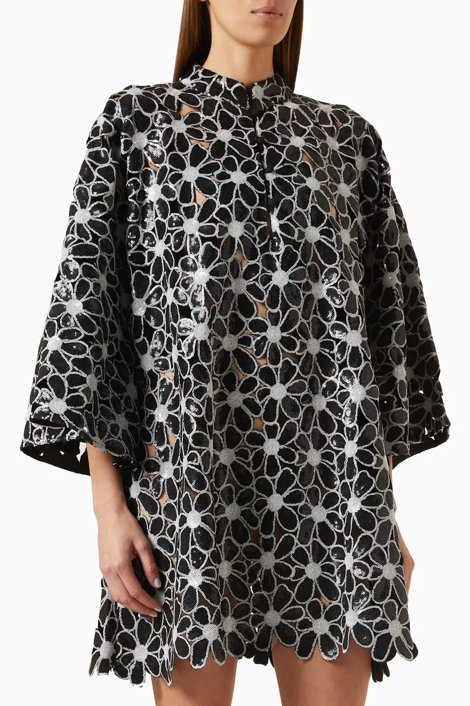 Daisy Mini Kaftan in Lace