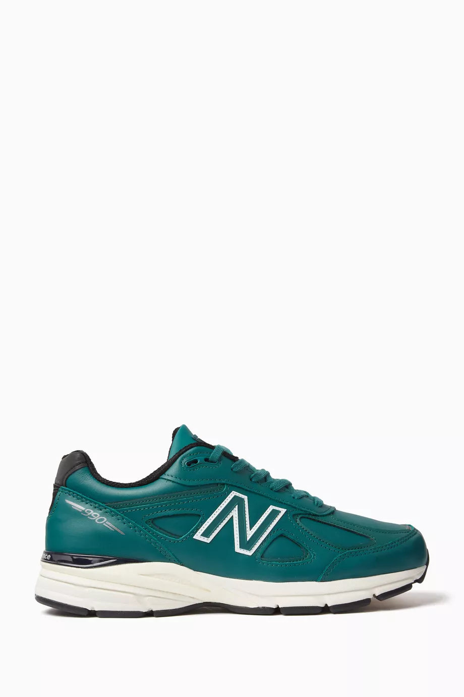 Made in USA 990v4 Sneakers in Leather & Mesh