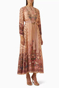 Isbah Belted Tunic in Crepe