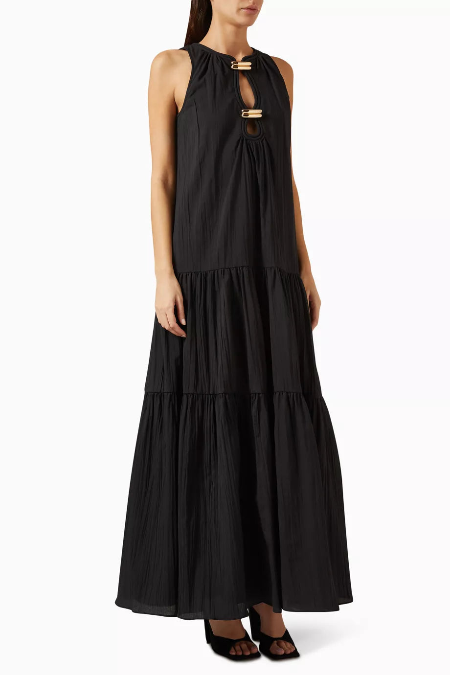 Conara Pleated Maxi Dress