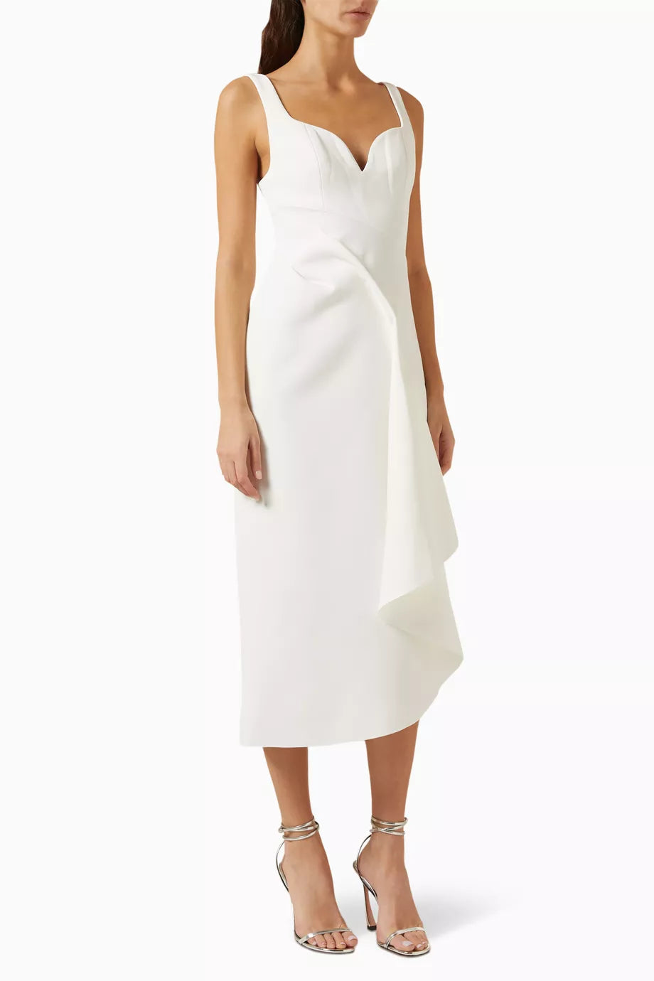 Gowrie Midi Dress in Scuba-fabric