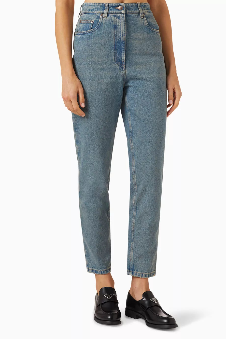 High-rise Jeans in Denim
