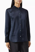 Mandarin Collar Shirt in Rayon
