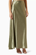Maxi Skirt in Satin