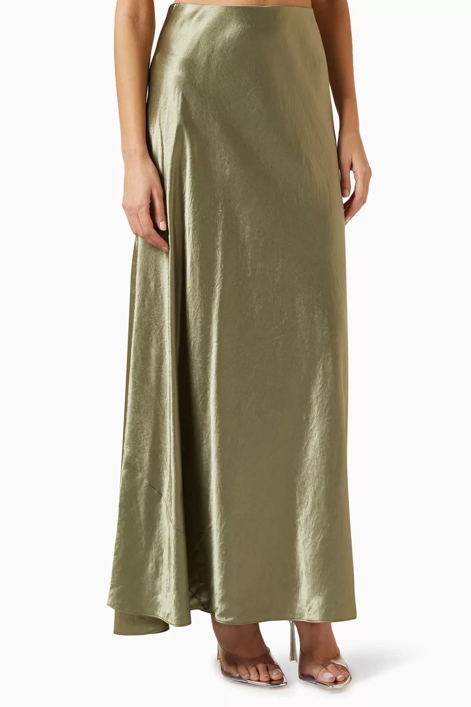 Maxi Skirt in Satin