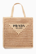 Logo Crochet Tote Bag