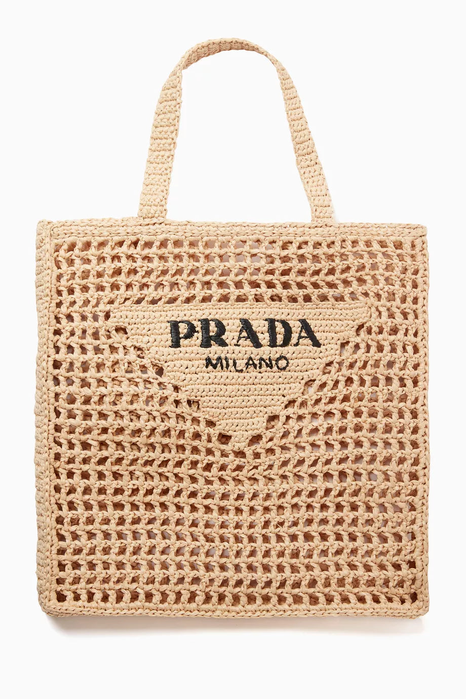 Logo Crochet Tote Bag