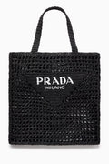 Logo Crochet Tote Bag